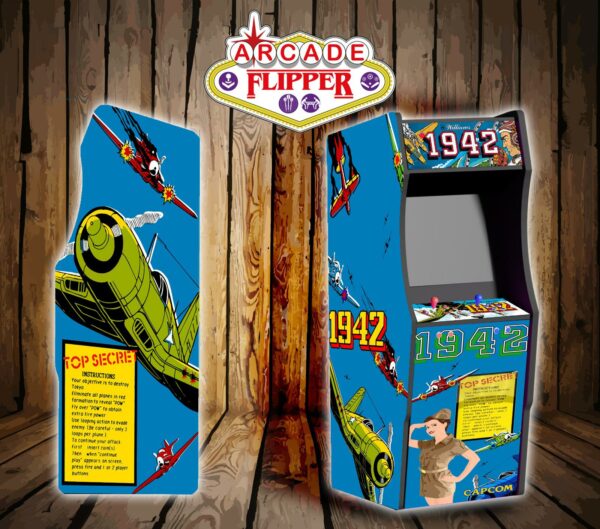 Borne arcade thème 1942 Lyon Arcade Flipper