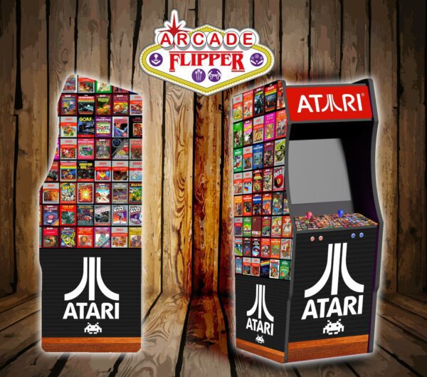 Borne arcade thème Atari Lyon Arcade flipper