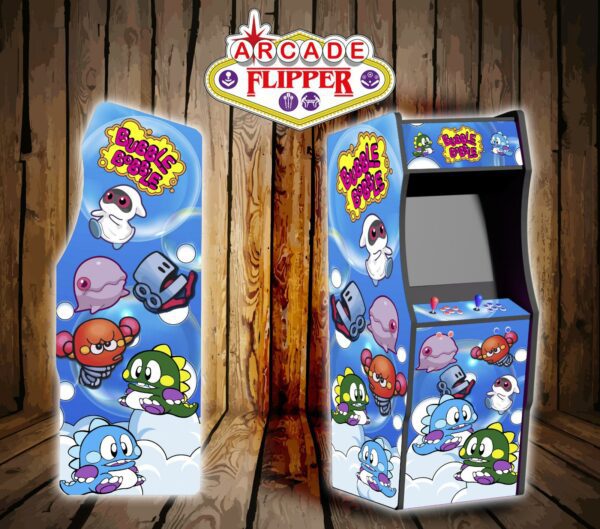 Borne arcade thème Bubble Bobble Lyon Arcade Flipper