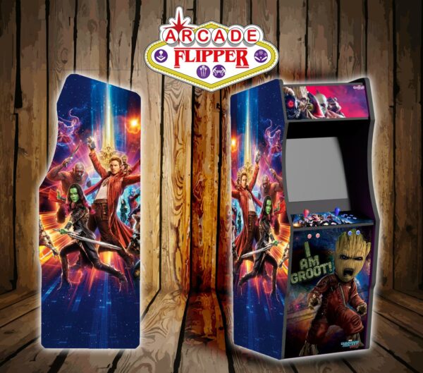 Borne arcade thème Guardians of the Galaxy