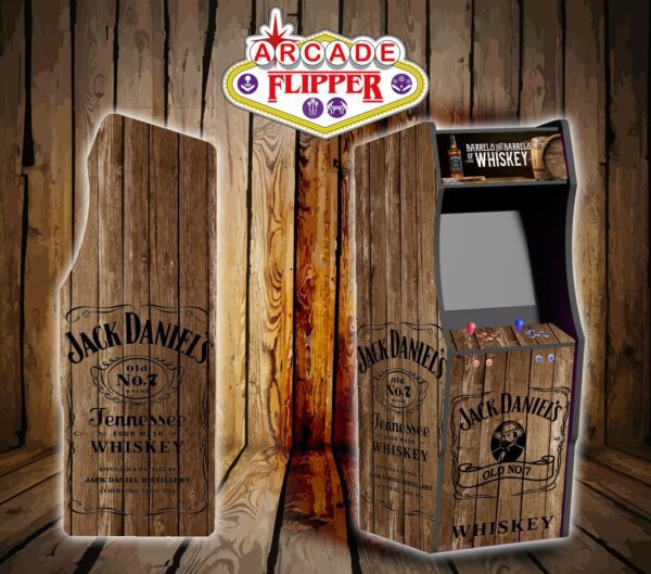 Borne arcade thème Jack Daniel's Whiskey Lyon Arcade Flipper