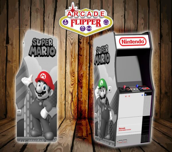 Borne arcade thème Mario Bros Lyon Arcade Flipper