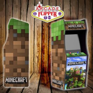 Borne arcade thème Minecraft Lyon Arcade Flipper