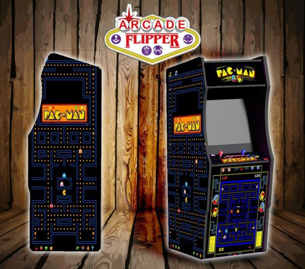 Borne arcade thème Pac-Man Lyon Arcade Flipper