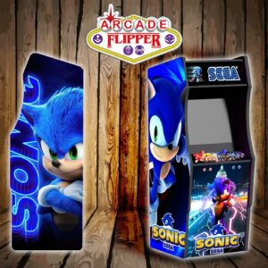 Borne arcade thème Sonic Lyon Arcade Flipper