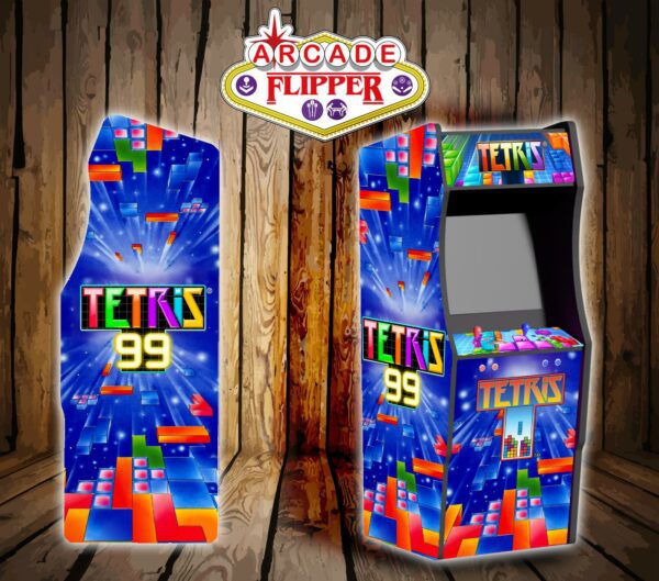 Borne arcade thème Tetris Lyon Arcade Flipper