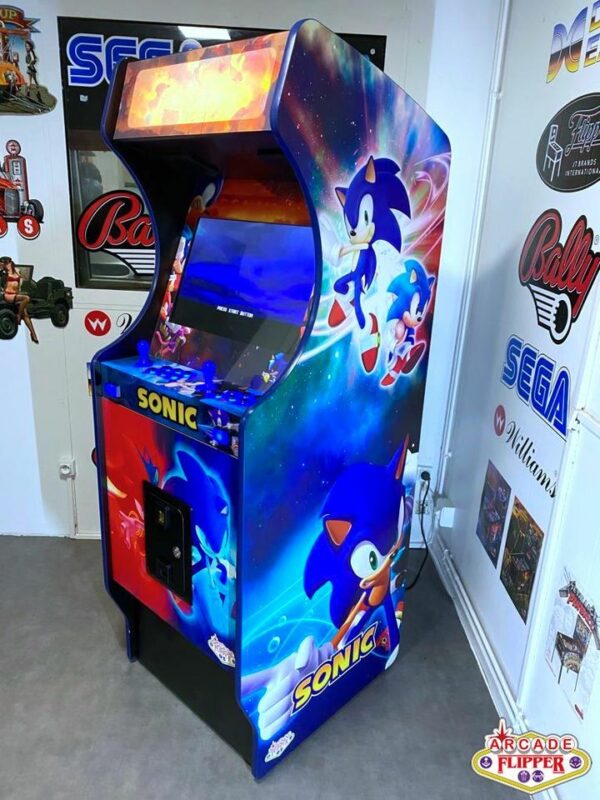 Borne Arcade Pro monnayeur "Sonic"
